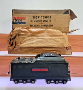 Lionel Prewar Standard Gauge 392W Tender With Box (Missing Whistle) 392 W - Bild 1 von 16