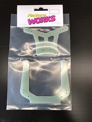 Factory Works VTG Jammin Repro Shock Towers FOR RC10 with Long Shocks - Image 1 of 2