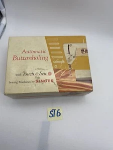 Automatic Buttonholer On Touch Sew Zig Zag Seeing Machines 161829 Never Used - Picture 1 of 7