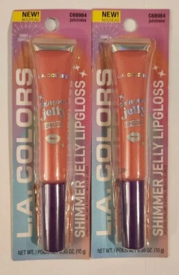 L.A. Juego de 2 colores brillo de labios de gelatina brillante JUICINESS C68984 brillo de labios #26824 Foto 1 de 2
