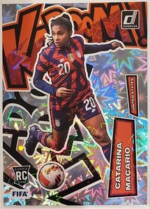 2022-23 Panini Donruss Soccer #21 Catarina Macario RC - KABOOM Rookie USWNT