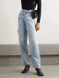 Agolde Damen Upsize Criss Cross Jeans Suburbia Wash Größe 32 198 $ NEU - Bild 1 von 18
