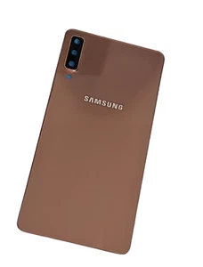Tapa de batería original Samsung Galaxy A7 2018 A750f tapa trasera dorada - Imagen 1 de 2