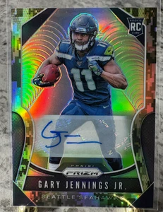 Panini Prizm Gary Jennings Jr. 2019 camuflaje autógrafo West Virginia automático novato/25 - Imagen 1 de 2