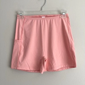 Pantaloncini Halara Biker Donna Piccoli Rosa Tasca Laterale 3” Yoga Palestra Corsa Allenamento - Foto 1 di 8