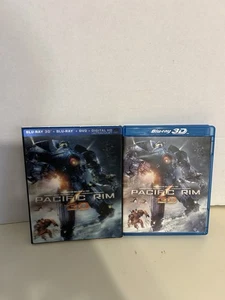 Pacific Rim (Blu-ray + Blu-ray 3D + DVD) 2013 - Nice Cond - Picture 1 of 2