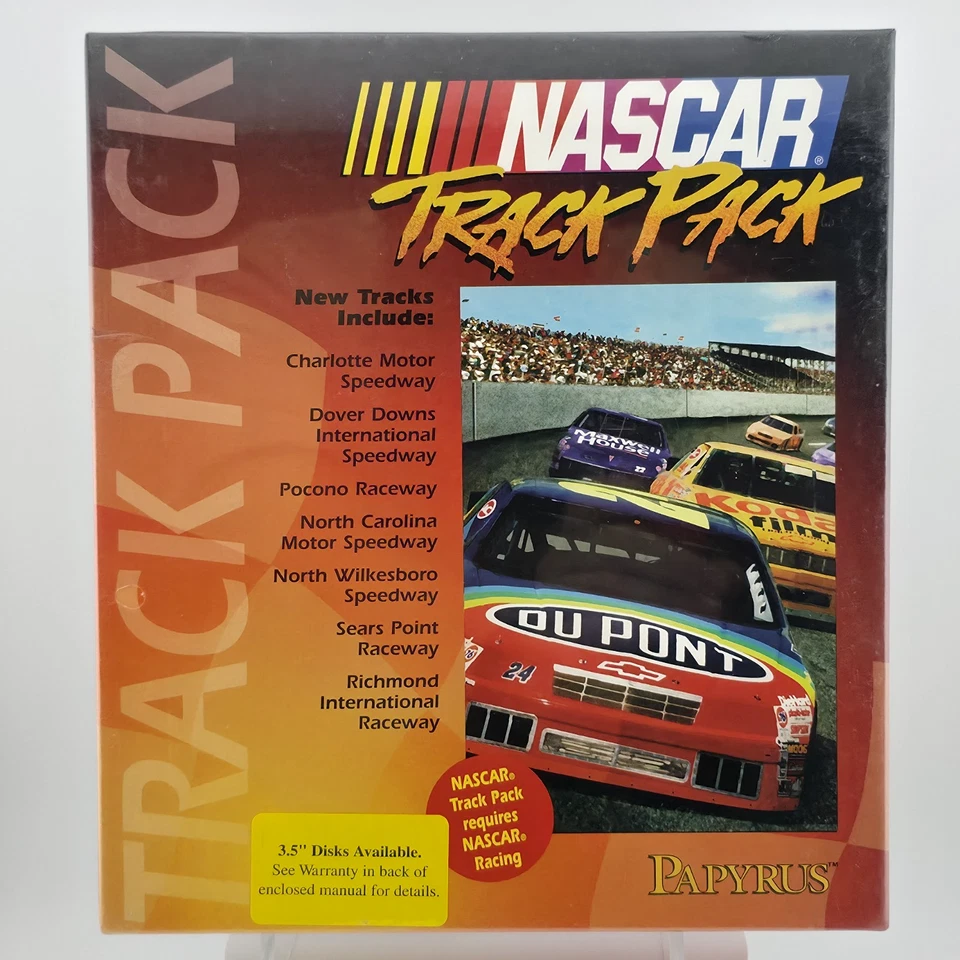 NASCAR: Track Pack, 1995, Big Box, New & Sealed - Image 1 of 4