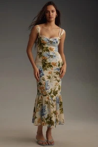 nwt ANTHROPOLOGIE x REFORMATION sz 10 Irisa Mermaid Dress - Picture 1 of 6