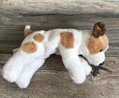 Wild Republic Jack Russell Terrier Puppy Dog Plush Animal Beanbag Lovey 8" RARE - Image 1 of 4
