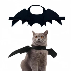 Süße Flügel Haustier Hund Vampir Kostüm Halloween Katze Fledermaus Cosplay Kostüm Kleid - Bild 1 von 7