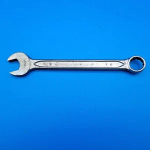 Vintage Indestro 11/16" Kombination Schraubenschlüssel, Nr. 1076, geschmiedet in USA - Bild 1 von 9