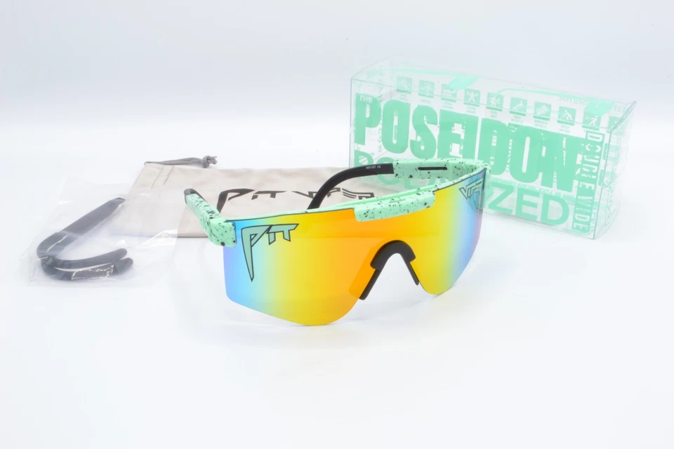 PIT VIPER Originals the Poseidon Polarized Double Wide / AUTHENTIC with box