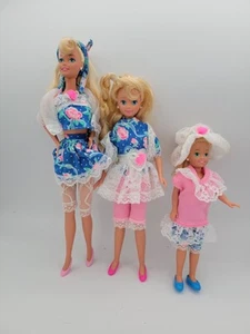 Vintage Barbie Skipper & Stacie Sharin Sisters Puppen #10143 Mix N Match komplett - Bild 1 von 5