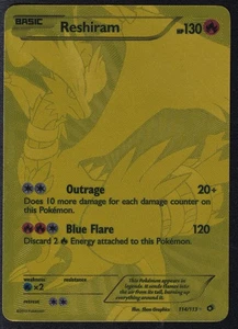 Reshiram 114/113 Legendary Treasures Holo Pokemon - Picture 1 of 2