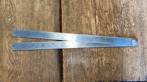 VINTAGE RABONE CHESTERMAN LINE OF CHORDS 24” No58R STEEL RULER ENGINEERS TOOLS - Picture 1 of 9
