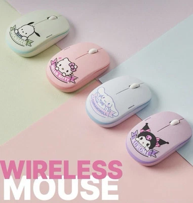 [Sanrio] Sanrio Characters Low Noise Wireless Mouse Hello Kitty/Kuromi/Pochacco - Image 1 of 4