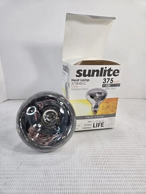 Sunlite Heat Lamp Bulb 375 Watt 125 Volt Clear Medium Base  - Image 1 of 2