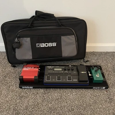 Pedalboard Rig Bundle Pedaltrain Metro 24 Boss GT-1 Volto DI Tube Screamer Bag Foto 1 de 4
