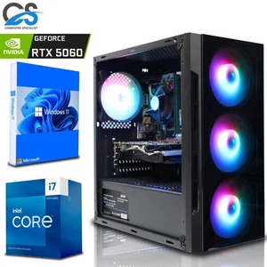 Intel Core i7-14700F Gaming PC 32GB DDR4 / NVIDIA RTX 5060 / 1TB NVME Windows 11 - Picture 1 of 11