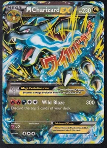 Pokemon Tcg Mega M Charizard EX 69/106 Flashfire Holo Full Art Pokemon Card XY - Picture 1 of 5