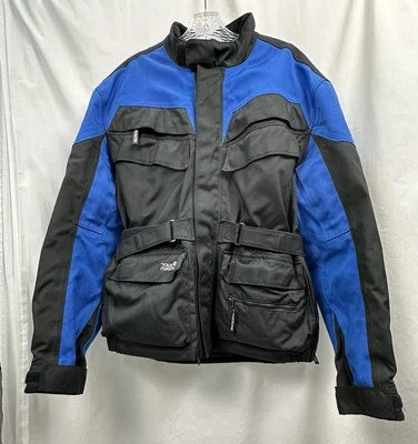Chaqueta de Motocicleta CORTECH Blindada Azul Negra Tour Master Talla XS NO THINSULATE Foto 1 de 4