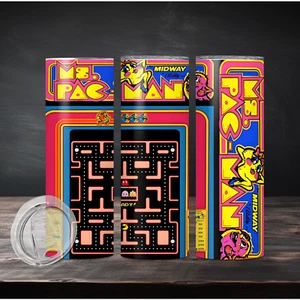 Vintage Arcade Vibes: Retro Arcade Inspired Tumbler Old School Video Games - Picture 1 of 4