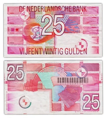 25 GULDEN 1989 PAYS BAS / NETHERLANDS - P100 - Photo 1/2