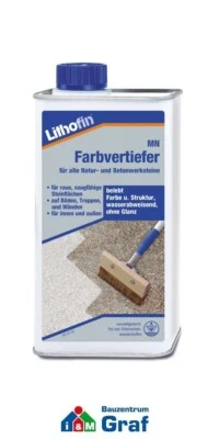 Lithofin Mn Intensificatore Colore per Pietra Naturale E IN Calcestruzzo 1,0 Lt.