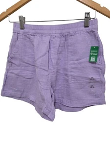 NWT Gap Kids Lavender Pull-On Shorts XXL 14-16 Cotton Blend Elastic Waistband - Picture 1 of 7