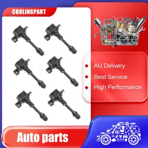 6Pcs Ignition Coils Pack for Nissan Maxima Murano Navara Pathfinder Elgrand AU - Picture 1 of 7