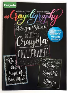 New Crayola Hand Lettering Calligraphy Technique Guide DIY Crafts Adult Teens - Picture 1 of 7