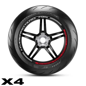 Adesivi cerchi rad Hypermotard 796 Ducati Racing Wheel Motorradfelgen Felge - Bild 1 von 1