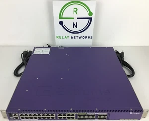 Extreme Networks 16701 Summit X460-G2-24T-10GE4 2x 10943 Advanced Edge Dir Att - Picture 1 of 9