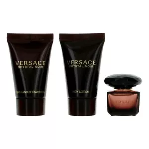 Versace Crystal Noir by Versace, 3 Piece Mini Gift Set for Women - Picture 1 of 4