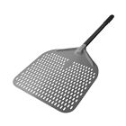 Karboby 14&#8221; Perforated Pizza Peel, Long Handle Hard Anodized Aluminum Pizz