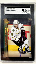Matt Niskanen 2007-08 Upper Deck #216 Young Guns Rookie RC SGC 9.5 Mint +