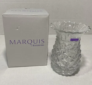Marquis by Waterford  6.25" Wedge Crystal Pineapple Vase NEW & Mint in Box - Picture 1 of 1