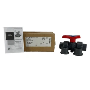 GF Piping Systems 161523522 1/2" PVC Metering Ball Valve NEW - Picture 1 of 6