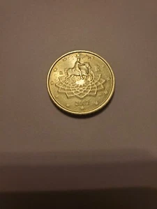 RARE Italy 2002 50 euro cents, Marcus Aurelius on Horseback  Foreign Coin 24.2mm - Picture 1 of 2