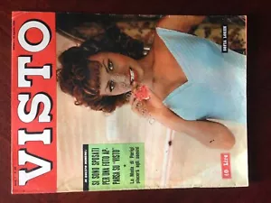 Rivista Settimanale - Visto N. 33 - 1956 Sofia Loren - Foto 1 di 1