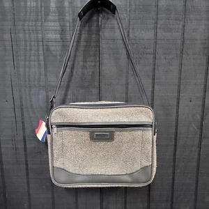 American Tourister Tweed Travel Bag Carry On Overnight Professional Suitcase EUC - Picture 1 of 15