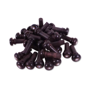 10pcs 4/4 Violin Endpin with Nice Circle Inlay Natural Ebony Wood Violin Parts - Picture 1 of 5
