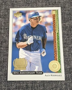 Alex Rodriguez 1999 Upper Deck 10th Anniversary Team #X16 Mariners Rangers - Bild 1 von 2