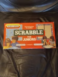 SCRABBLE FOR JUNIORS Clásico Infantil Ortografía Juego de Palabras JUEGOS DE LANZA 1983 - Imagen 1 de 4