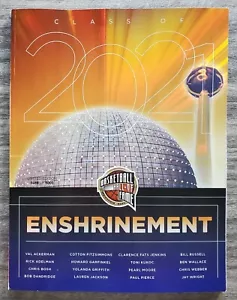 NBA Hall Of Fame 2021 Enshrinement Program Paul Pierce Chris Bosh Webber HOF - Picture 1 of 1