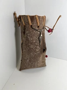 Handmade Authentic Appalachian Bark Berry Basket by Sandy Aldridge - Picture 1 of 6