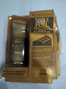 REMINGTON TF-300 TRIPLE FOIL MICRO SCREEN CORDLESS RECHARGEABLE  SHAVER New  - Picture 1 of 8