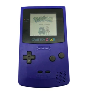 Grape Purple Retrofit Nintendo Game Boy Color GBC Console + Game Card - Picture 1 of 5
