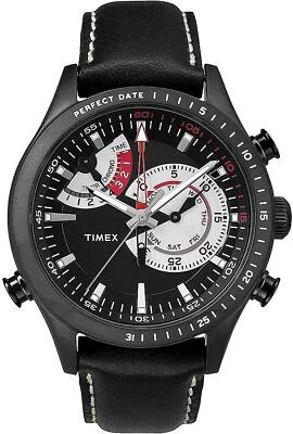 Timex Herren Chronograph Quarzuhr mit Lederarmband TW2P72600 - Bild 1 von 4