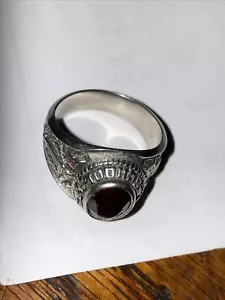 1983 Vintage Ruby HIGH SCHOOL CLASS RING SIZE 9.5 - Picture 1 of 8